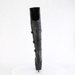 Pleaser DELIGHT-3018 Black Vegan Leather Sale Women