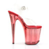 Pleaser DELIGHT-3018 Red Vegan Leather Sale Women