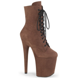 Pleaser FLAMINGO-1020FS Caramel Vegan Suede Sale Women