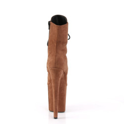 Pleaser FLAMINGO-1020FS Caramel Vegan Suede Sale Women