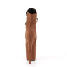 Pleaser FLAMINGO-1020FS Caramel Vegan Suede Sale Women