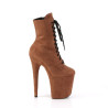 Pleaser FLAMINGO-1020FS Caramel Vegan Suede Sale Women