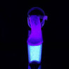 Pleaser FLAMINGO-808UVG Neon Opal Exotic Pole High Heels