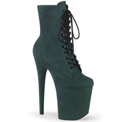 Pleaser FLAMINGO-1020FS Green Suede Sale Women