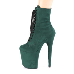Pleaser FLAMINGO-1020FS Green Suede Sale Women