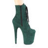 Pleaser FLAMINGO-1020FS Green Suede Sale Women