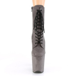Pleaser FLAMINGO-1020FS Grey Vegan Suede Sale Women