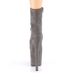 Pleaser FLAMINGO-1020FS Grey Vegan Suede Sale Women