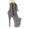 Pleaser FLAMINGO-1020FS Grey Vegan Suede Sale Women