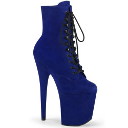 Pleaser FLAMINGO-1020FS Blue Vegan Suede Sale Women