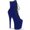Pleaser FLAMINGO-1020FS Blue Vegan Suede Sale Women