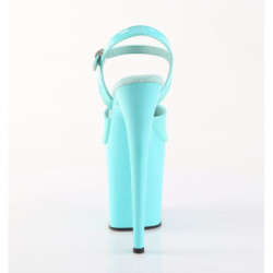 Pleaser FLAMINGO-809 Blue Platform Pole Dance High Heels