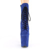 Pleaser FLAMINGO-1020FS Blue Vegan Suede Sale Women