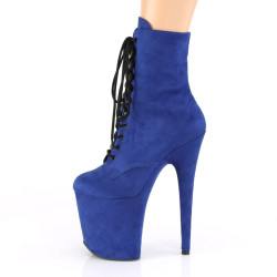 Pleaser FLAMINGO-1020FS Blue Vegan Suede Sale Women