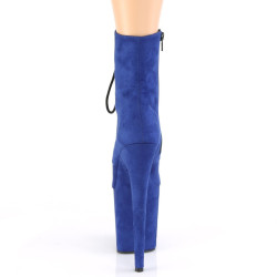 Pleaser FLAMINGO-1020FS Blue Vegan Suede Sale Women