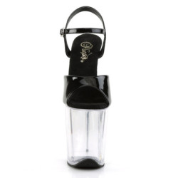 Pleaser FLAMINGO-809 Clear Platform Pole Dance High Heels