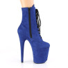 Pleaser FLAMINGO-1020FS Blue Vegan Suede Sale Women