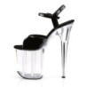 Pleaser FLAMINGO-809 Clear Platform Pole Dance High Heels