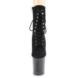 Pleaser FLAMINGO-1020FST Black Vegan Suede Sale Women