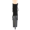 Pleaser FLAMINGO-1020FST Black Vegan Suede Sale Women