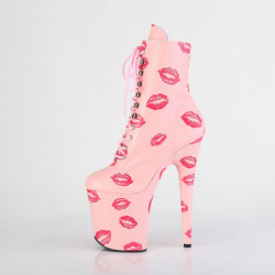 Pleaser FLAMINGO-1020KISSES Rose Vegan Leather Sale