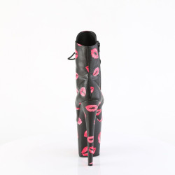 Pleaser FLAMINGO-1020KISSES Black Vegan Leather Sale