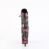 Pleaser FLAMINGO-1020KISSES Black Vegan Leather Sale