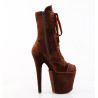 Pleaser FLAMINGO-1045VEL Brown Velvet Sale Women