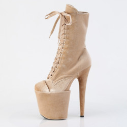 Pleaser FLAMINGO-1045VEL Cream Velvet Sale Women