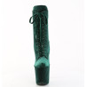 Pleaser FLAMINGO-1045VEL Green Velvet Sale Women