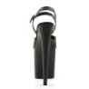 Pleaser FLAMINGO-809 Black Vegan Pole Dance High Heels