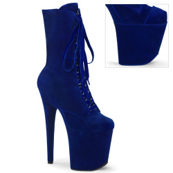 Pleaser FLAMINGO-1045VEL Blue Velvet Sale Women