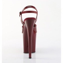 Pleaser FLAMINGO-809 Burgundy Pole Dance High Heels Shoes