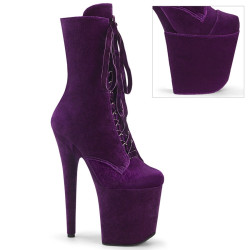 Pleaser FLAMINGO-1045VEL Purple Velvet Sale Women