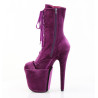 Pleaser FLAMINGO-1045VEL Purple Velvet Sale Women