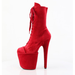 Pleaser FLAMINGO-1045VEL Red Velvet Sale Women