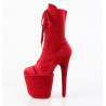Pleaser FLAMINGO-1045VEL Red Velvet Sale Women