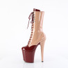Pleaser FLAMINGO-1054DC Blush Burgundy Patent Sale Women