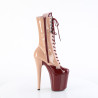 Pleaser FLAMINGO-1054DC Blush Burgundy Patent Sale Women