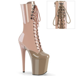 Pleaser FLAMINGO-1054DC Nude Sand Patent Sale Women