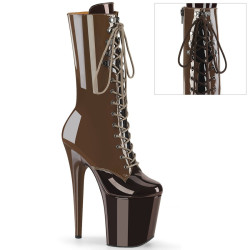 Pleaser FLAMINGO-1054DC Mocha Coffee Patent Sale Women