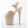 Pleaser FLAMINGO-809 Nude Pole Dance High Heels Shoes