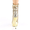 Pleaser BLONDIE-R-1009 Gold Sequins Chrome Sale Women