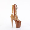 Pleaser FLAMINGO-1054DC Toffee Caramel Patent Sale Women