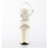 Pleaser FLAMINGO-809 White Pole Dance High Heels Shoes