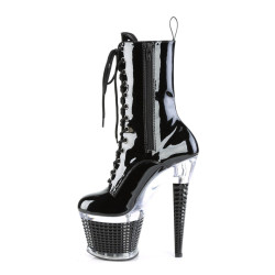 Pleaser SPECTATOR-1040 Black Patent Transparent Sale