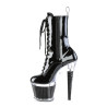 Pleaser SPECTATOR-1040 Black Patent Transparent Sale
