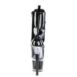 Pleaser SPECTATOR-1040 Black Patent Transparent Sale