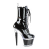 Pleaser SPECTATOR-1040 Black Patent Transparent Sale