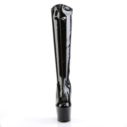 Pleaser ADORE-2000 Patent Platform Heeled Boots